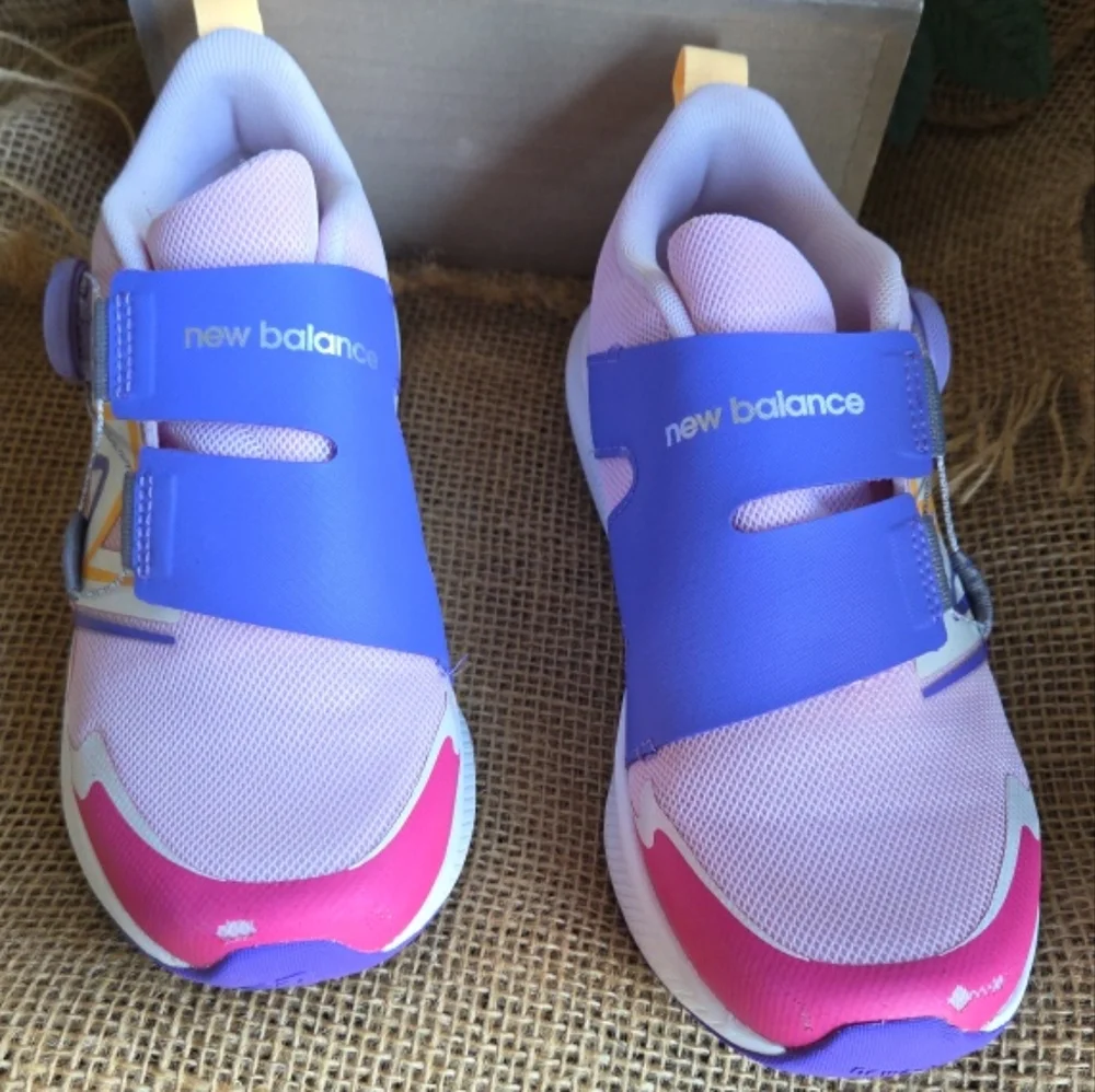 SOLD.....New Balance Kids' Purple and Pink Shoes - Picture 1 of 12